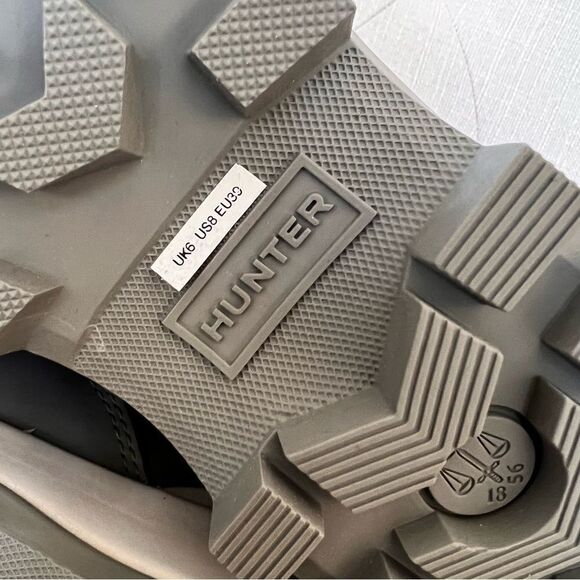 Hunter Glitter Insulated Waterproof Commando Snow Boots Grey US 8 - Picture 9 of 9